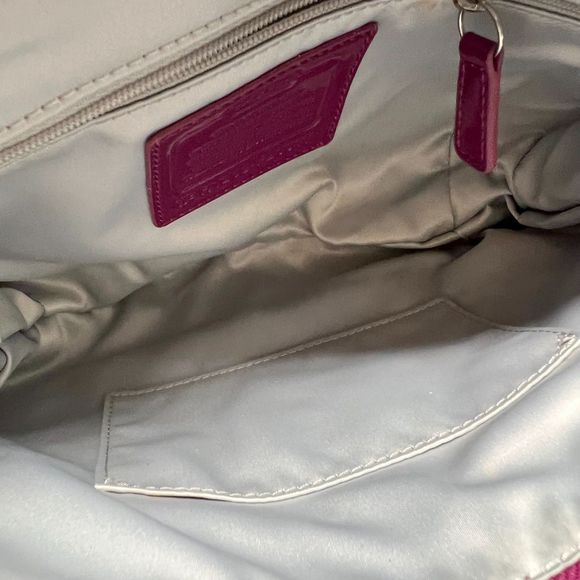 Coach purse Daisy Liquid Gloss Leather Crossbody shoulder Handbag Pink F20017 - Picture 6 of 16